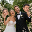 Custom wedding big head cutout photo props with personalized faces for wedding celebration and photos