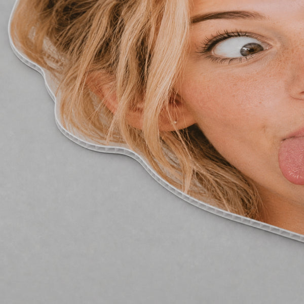 4mm white coroplast material for custom big head cutout with lightweight corrugated plastic construction