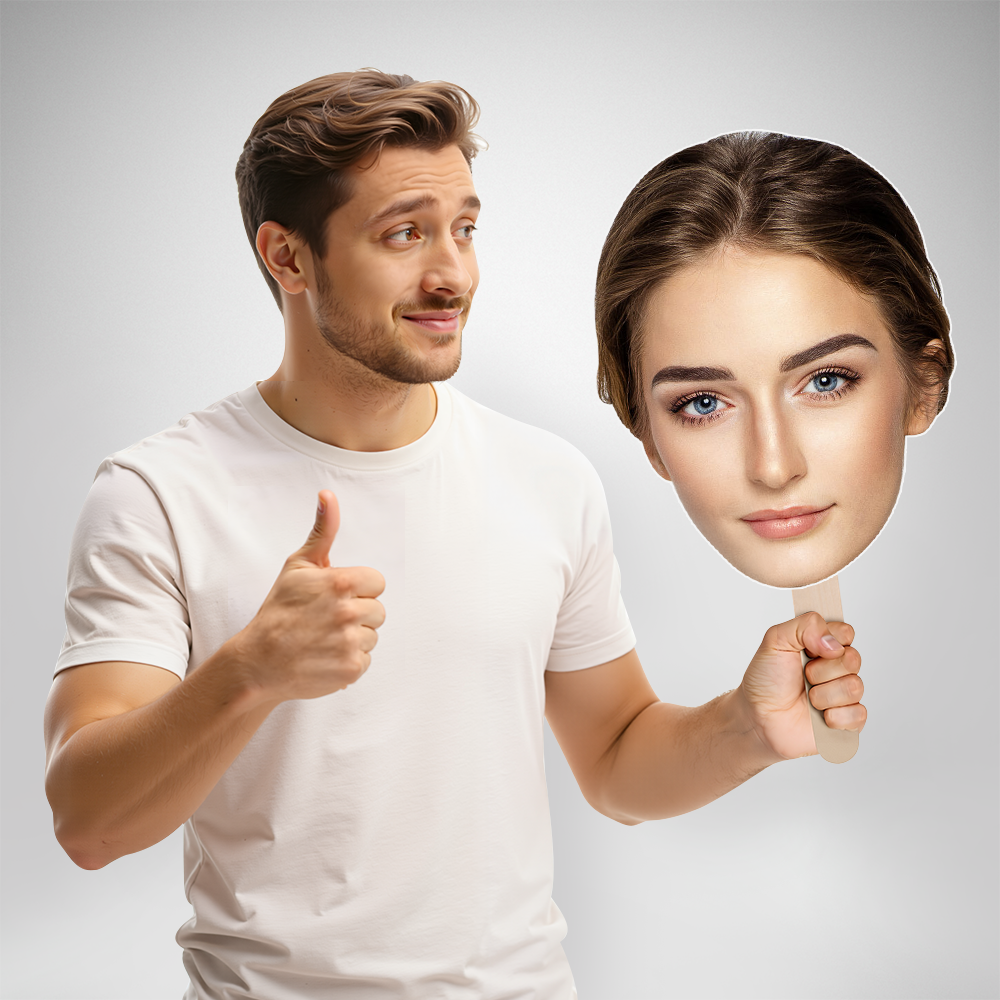 Custom Big Head Cutout on a Stick Secondary image